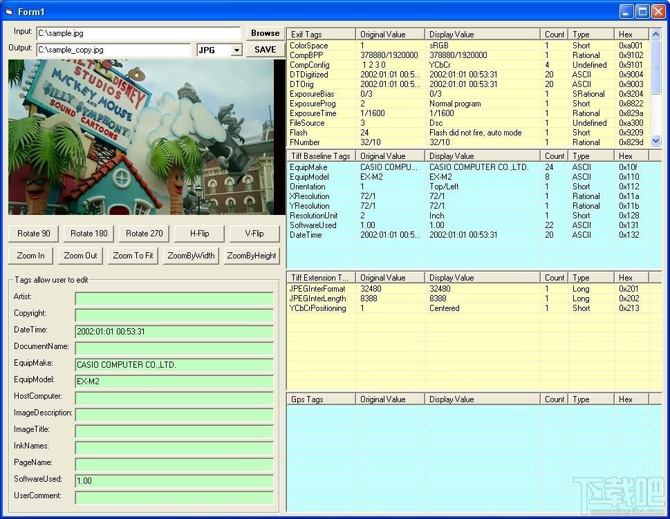 X360 Exif & Tiff Tag Viewer ActiveX Control,X360 Exif & Tiff Tag Viewer ActiveX