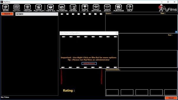 MyFilms,电影管理.